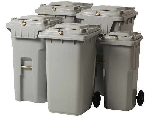 Locked Security Shredding Bin